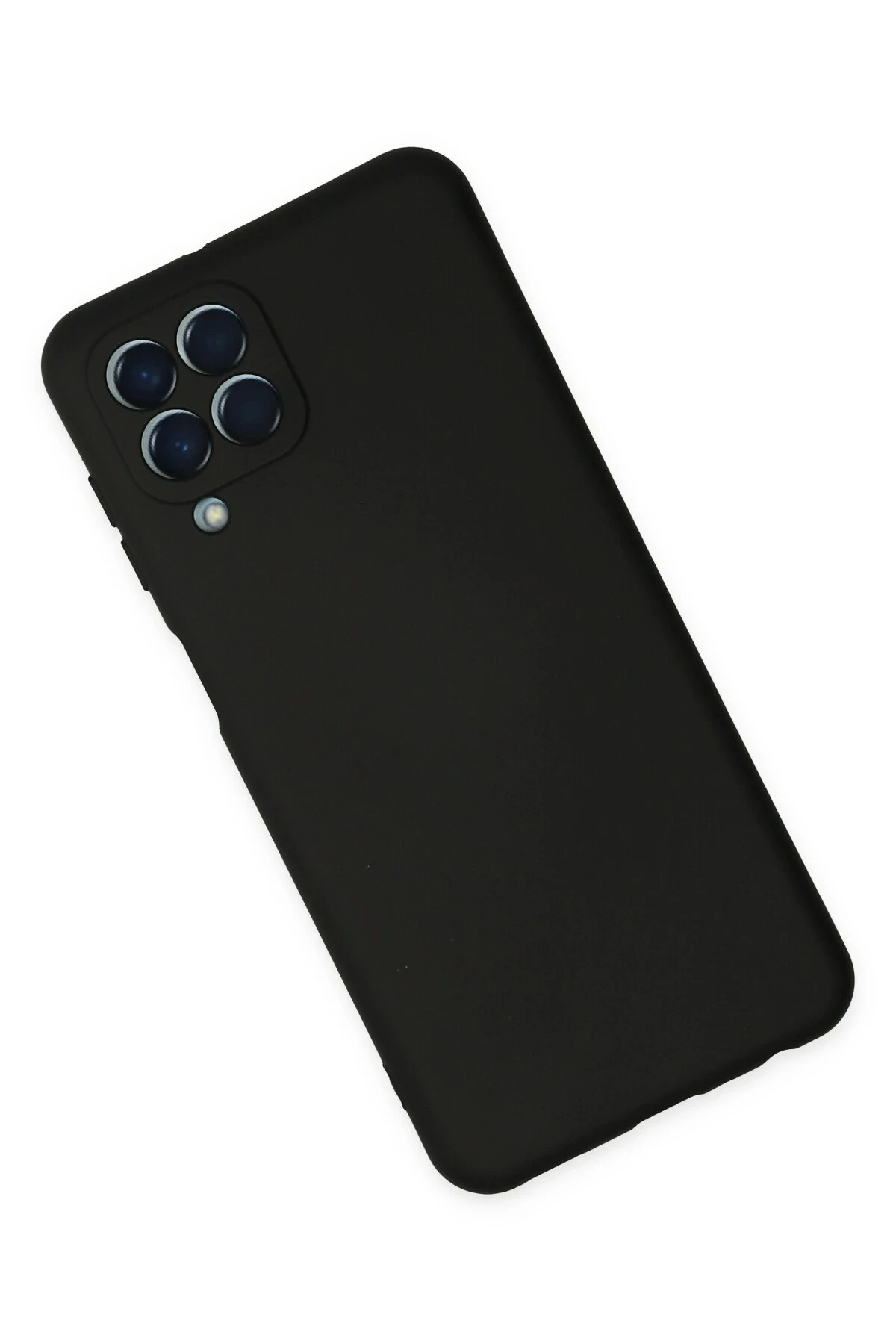 Newface Samsung Galaxy M33 Kılıf Nano içi Kadife Silikon - Siyah