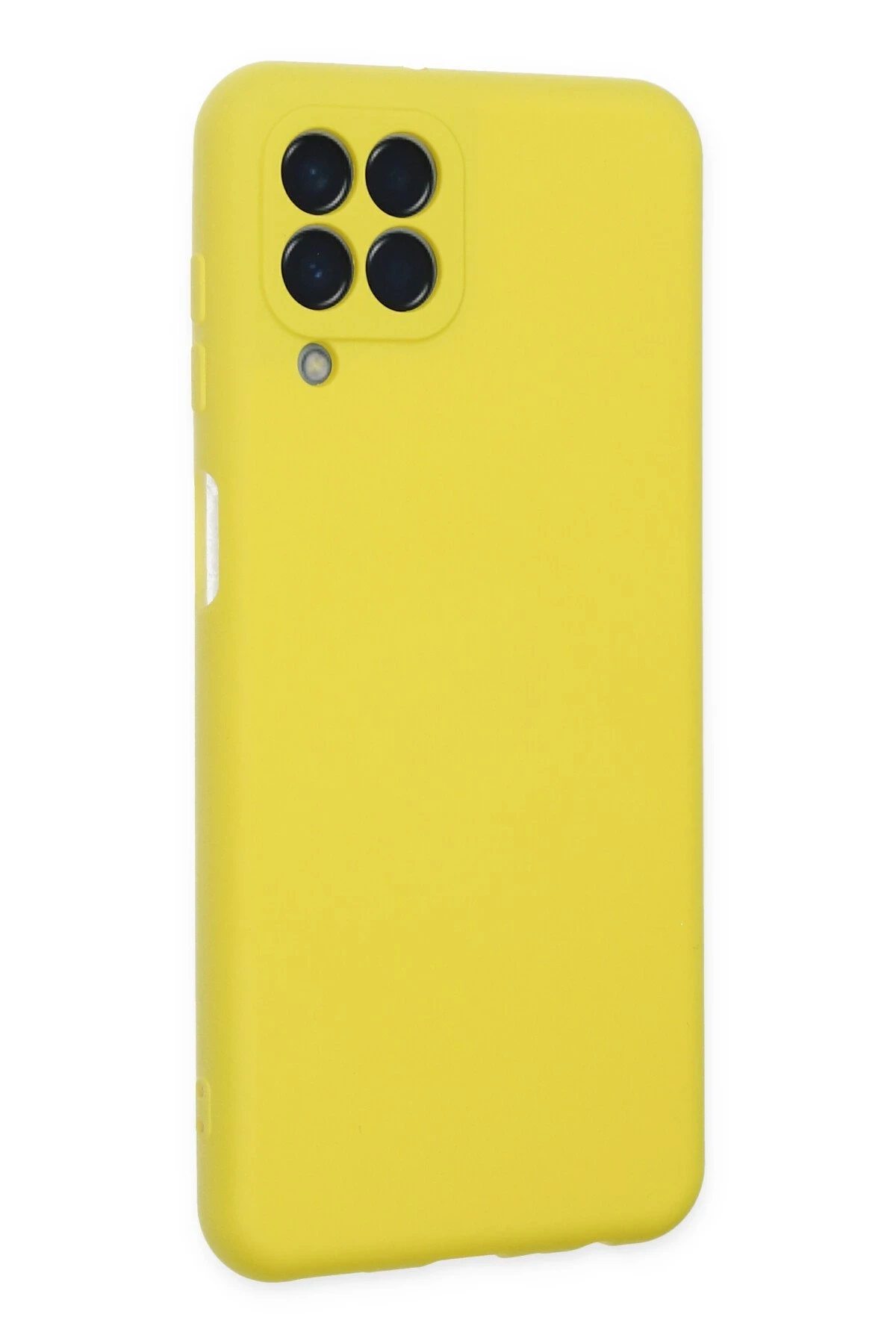 Newface Samsung Galaxy M33 Kılıf Nano içi Kadife Silikon - Sarı