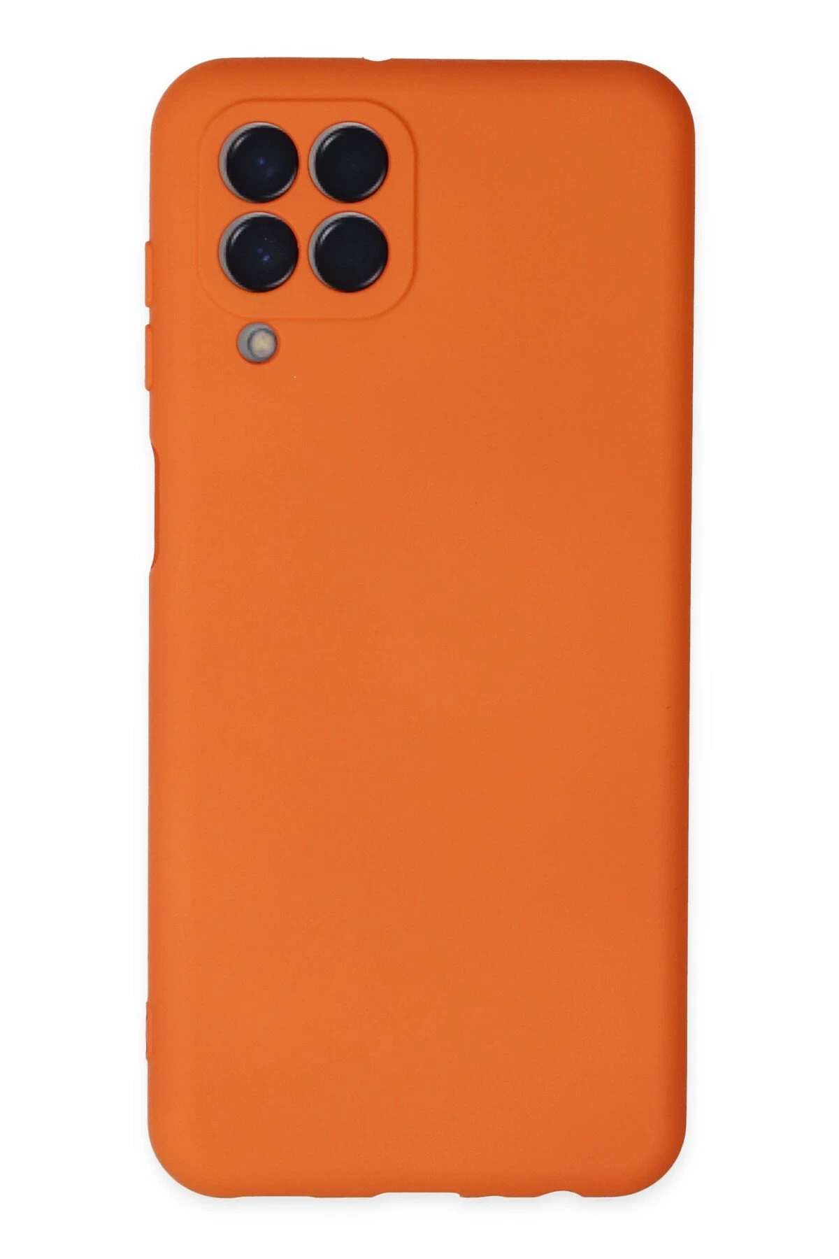 Newface Samsung Galaxy M33 Kılıf Nano içi Kadife Silikon - Turuncu