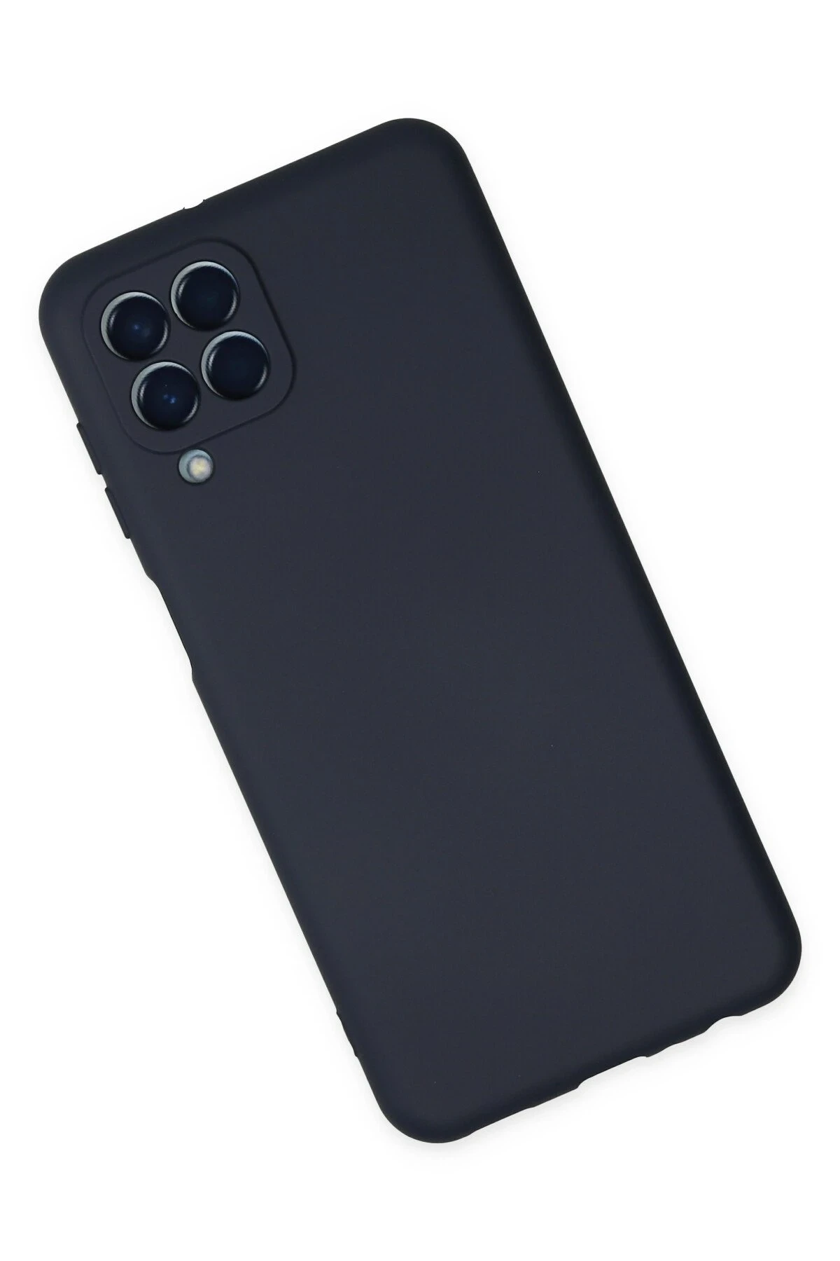 Newface Samsung Galaxy M33 Kılıf Nano içi Kadife Silikon - Lacivert