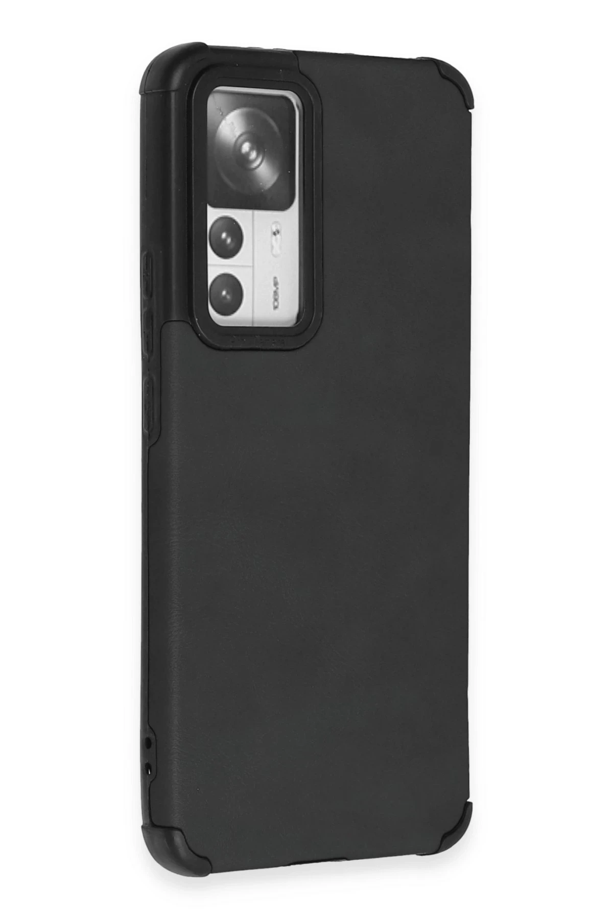 Newface Xiaomi Mi 12T Kılıf Loop Deri Silikon - Siyah
