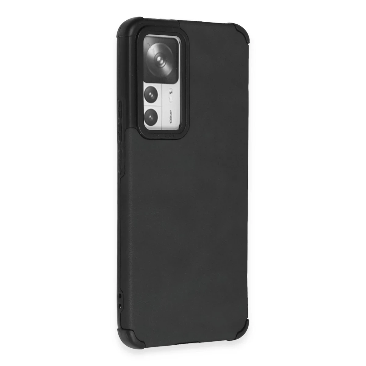Newface Xiaomi Mi 12T Kılıf Loop Deri Silikon - Siyah