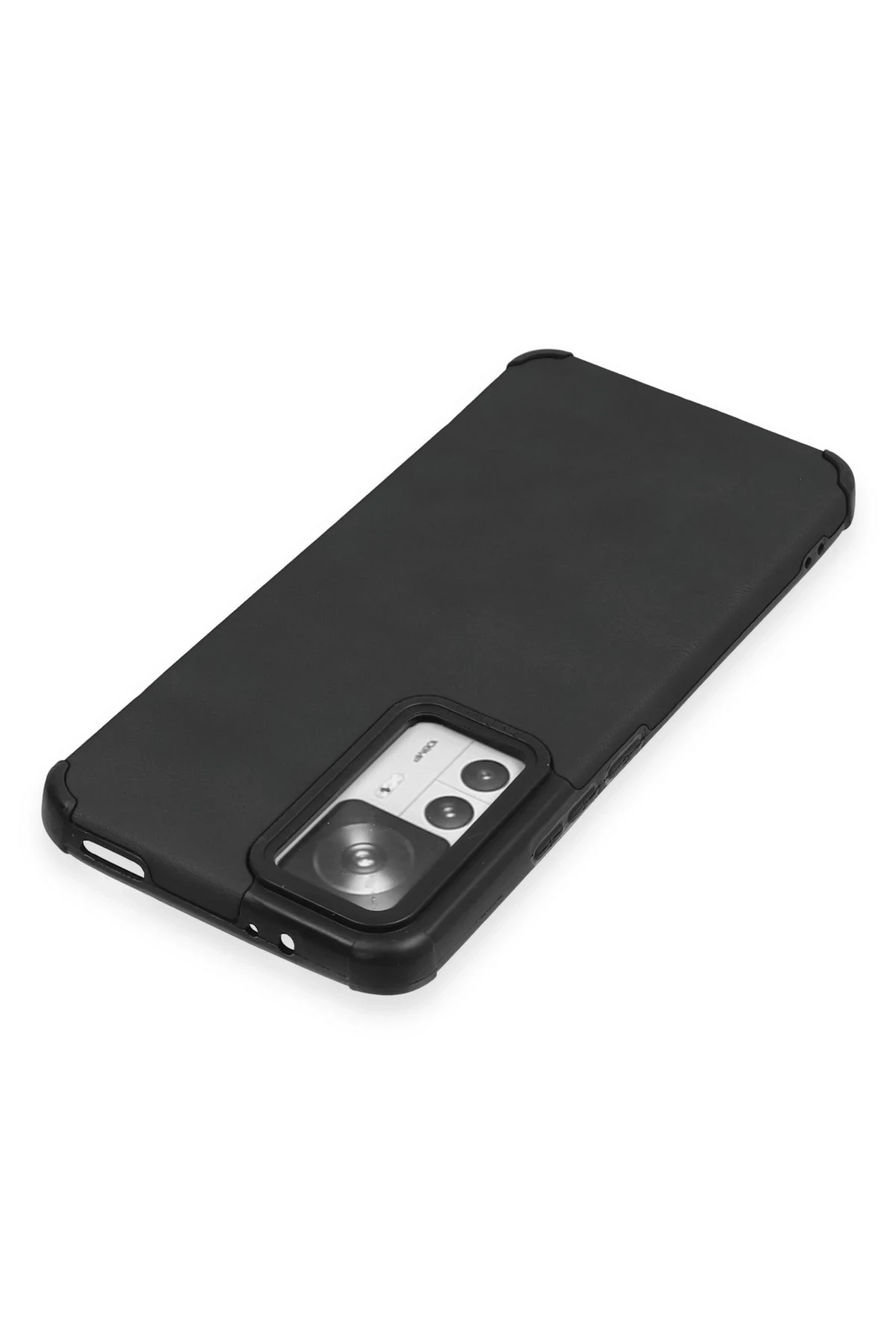 Newface Xiaomi Mi 12T Kılıf Loop Deri Silikon - Siyah