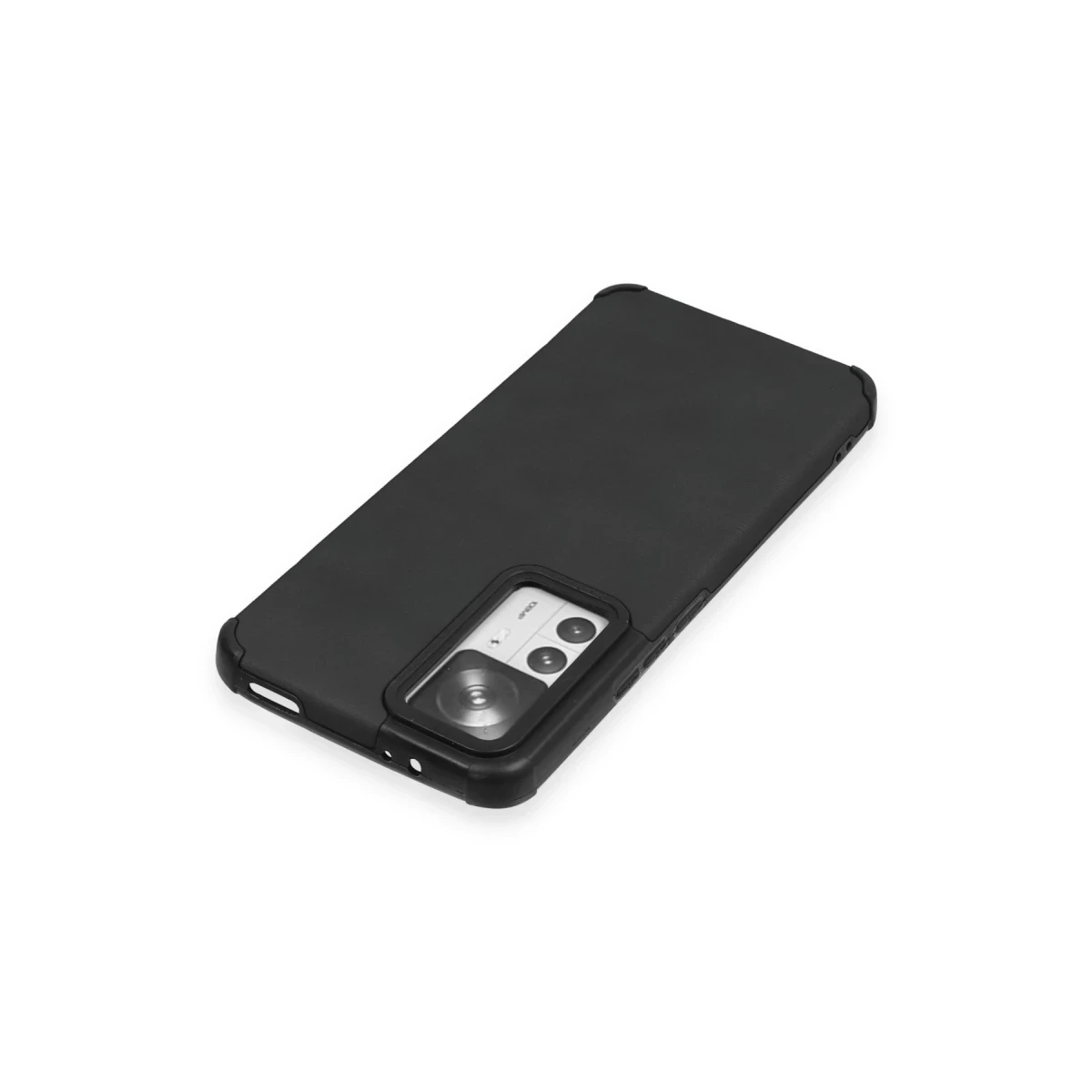 Newface Xiaomi Mi 12T Kılıf Loop Deri Silikon - Siyah