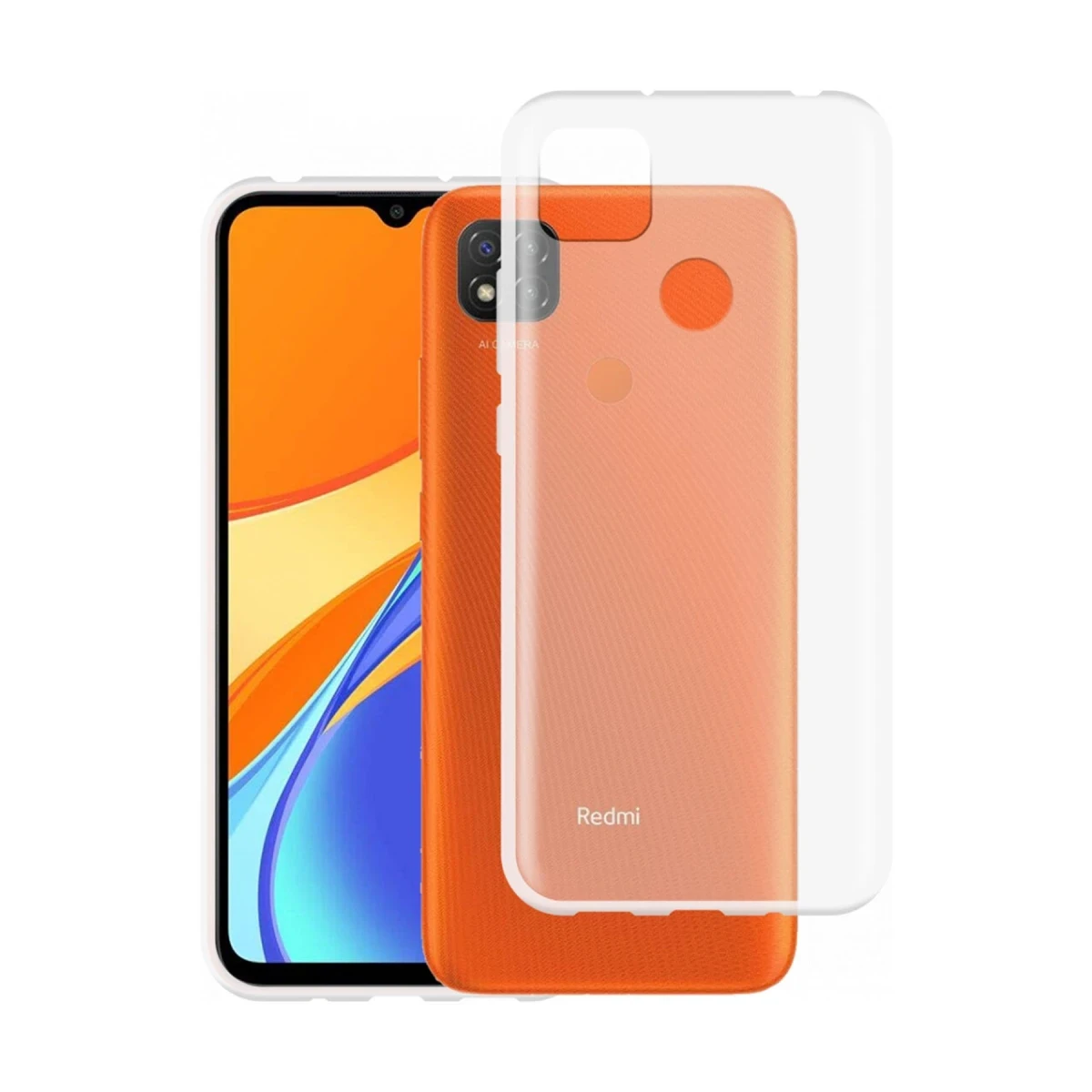 Newface Xiaomi Redmi 9C Kılıf Lüx Şeffaf Silikon