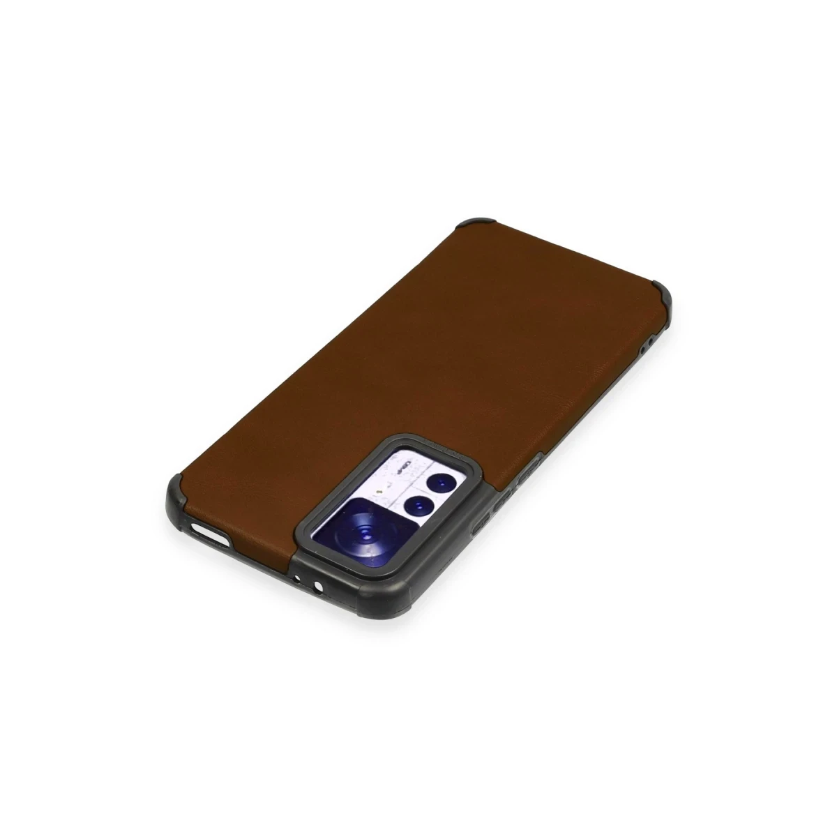 Newface Xiaomi Mi 12T Kılıf Loop Deri Silikon - Kahverengi
