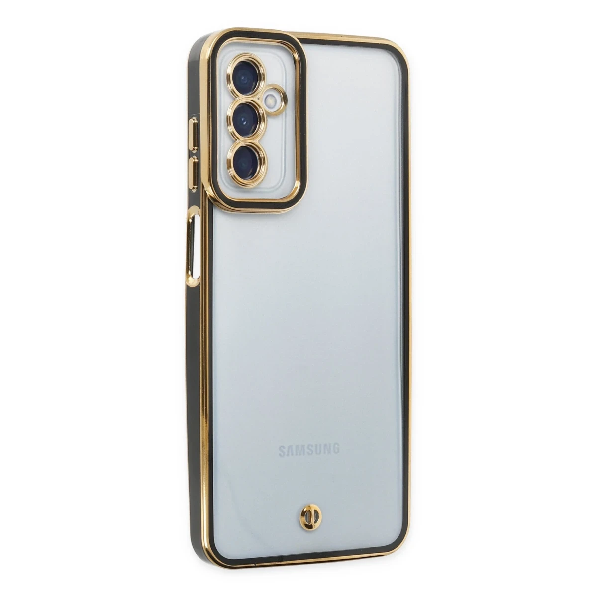 Newface Samsung Galaxy M23 Kılıf Liva Lens Silikon - Siyah