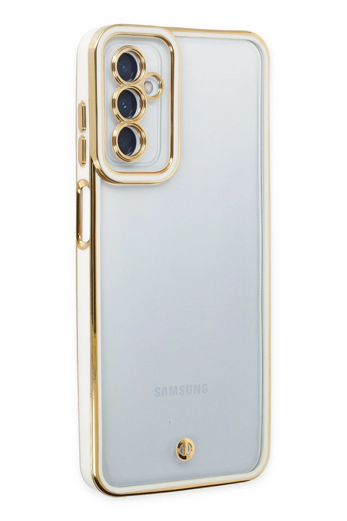Newface Samsung Galaxy M23 Kılıf Liva Lens Silikon - Beyaz
