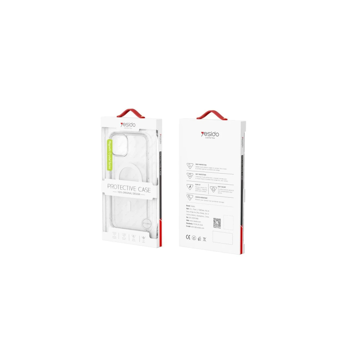 Yesido Apple iPhone 11 PC03 Ace Şeffaf Magsafe Kapak - Şeffaf