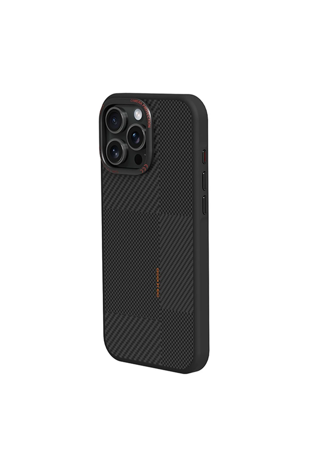 Joko Apple iPhone 14 Pro Max Orange Karbon Magsafe Kapak - Siyah