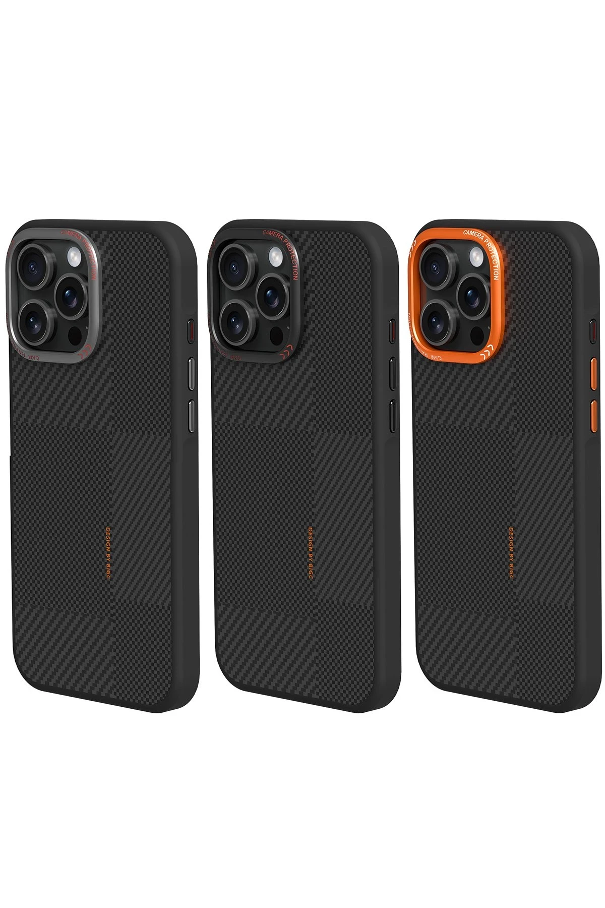 Joko Apple iPhone 14 Pro Max Orange Karbon Magsafe Kapak - Siyah — görsel 2
