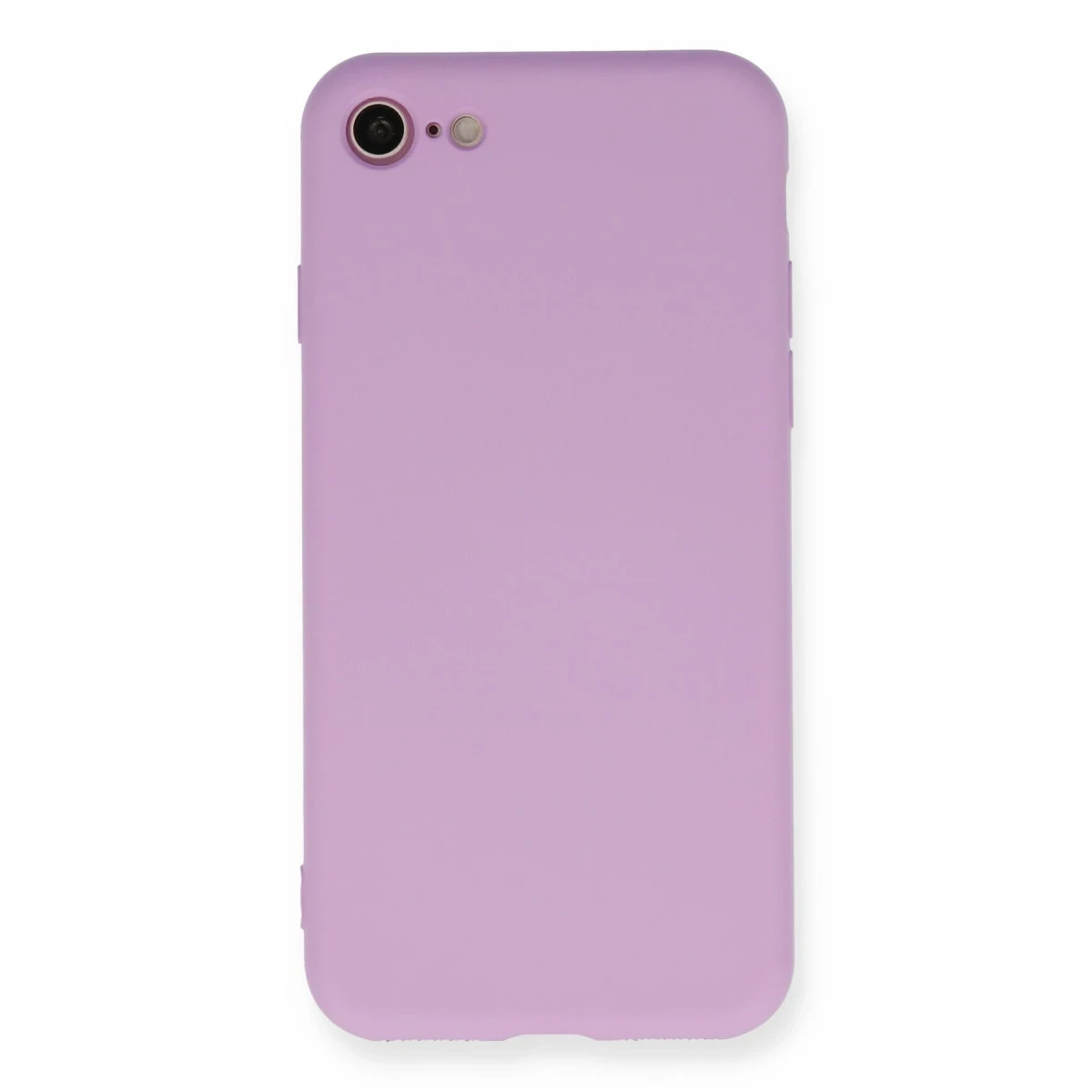 Newface Apple iPhone 7 Kılıf Nano içi Kadife Silikon - Lila