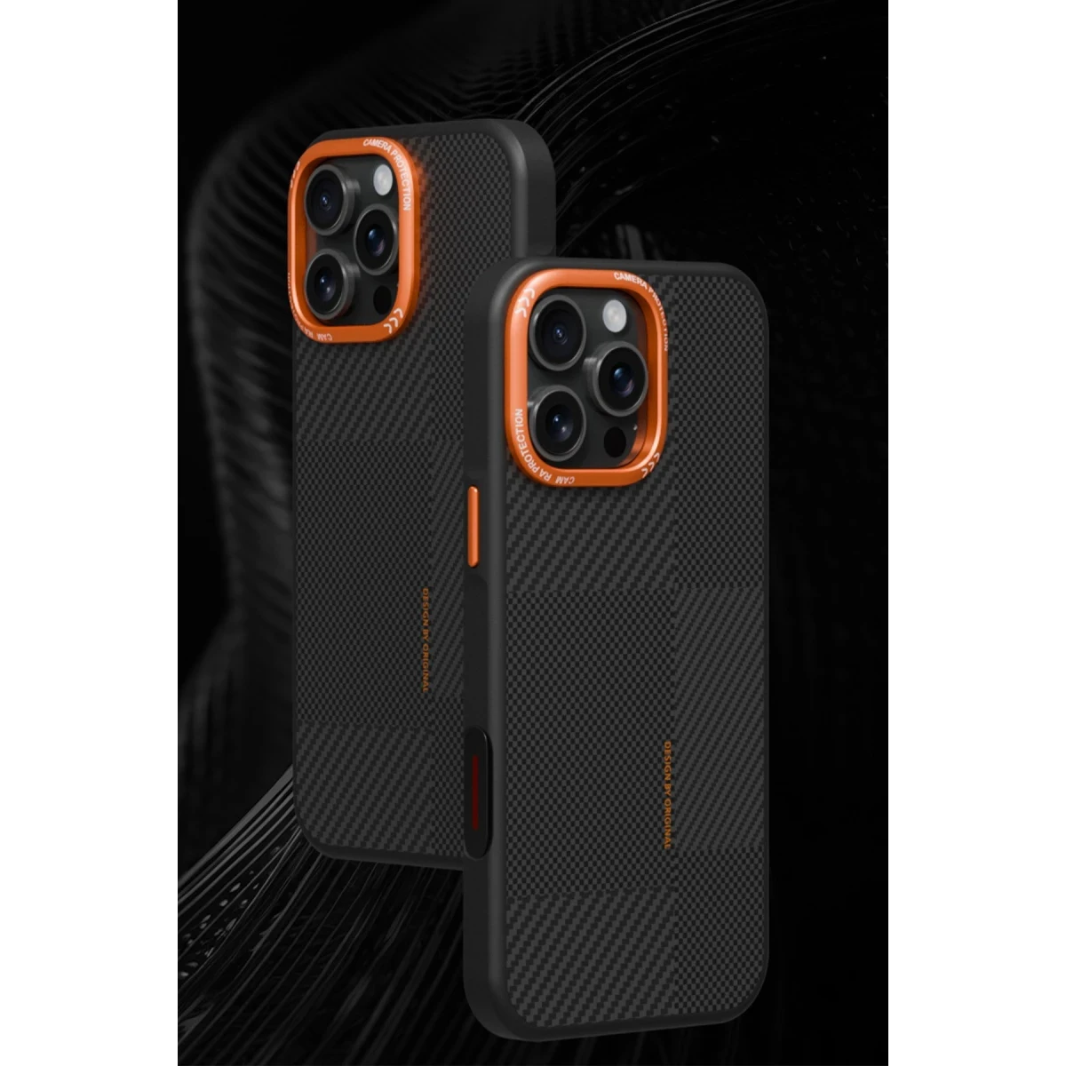 Joko Apple iPhone 15 Orange Karbon Magsafe Kapak - Siyah — görsel 9