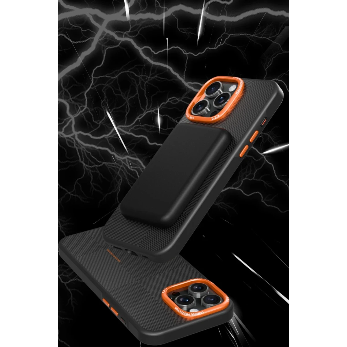 Joko Apple iPhone 16 Pro Max Orange Karbon Magsafe Kapak - Siyah — görsel 10