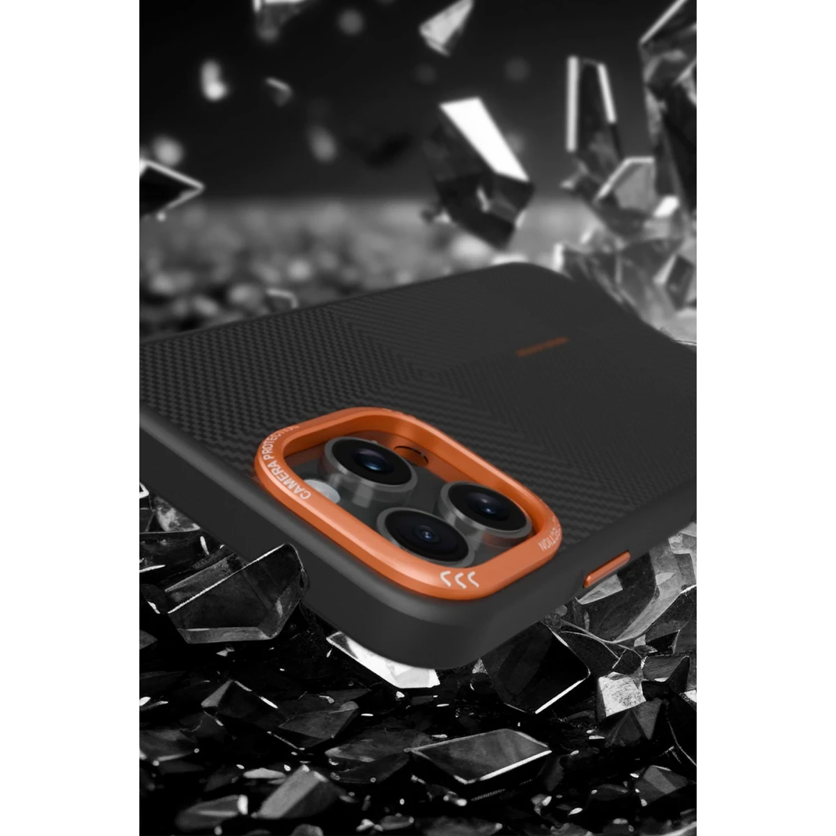 Joko Apple iPhone 16 Pro Max Orange Karbon Magsafe Kapak - Siyah — görsel 12