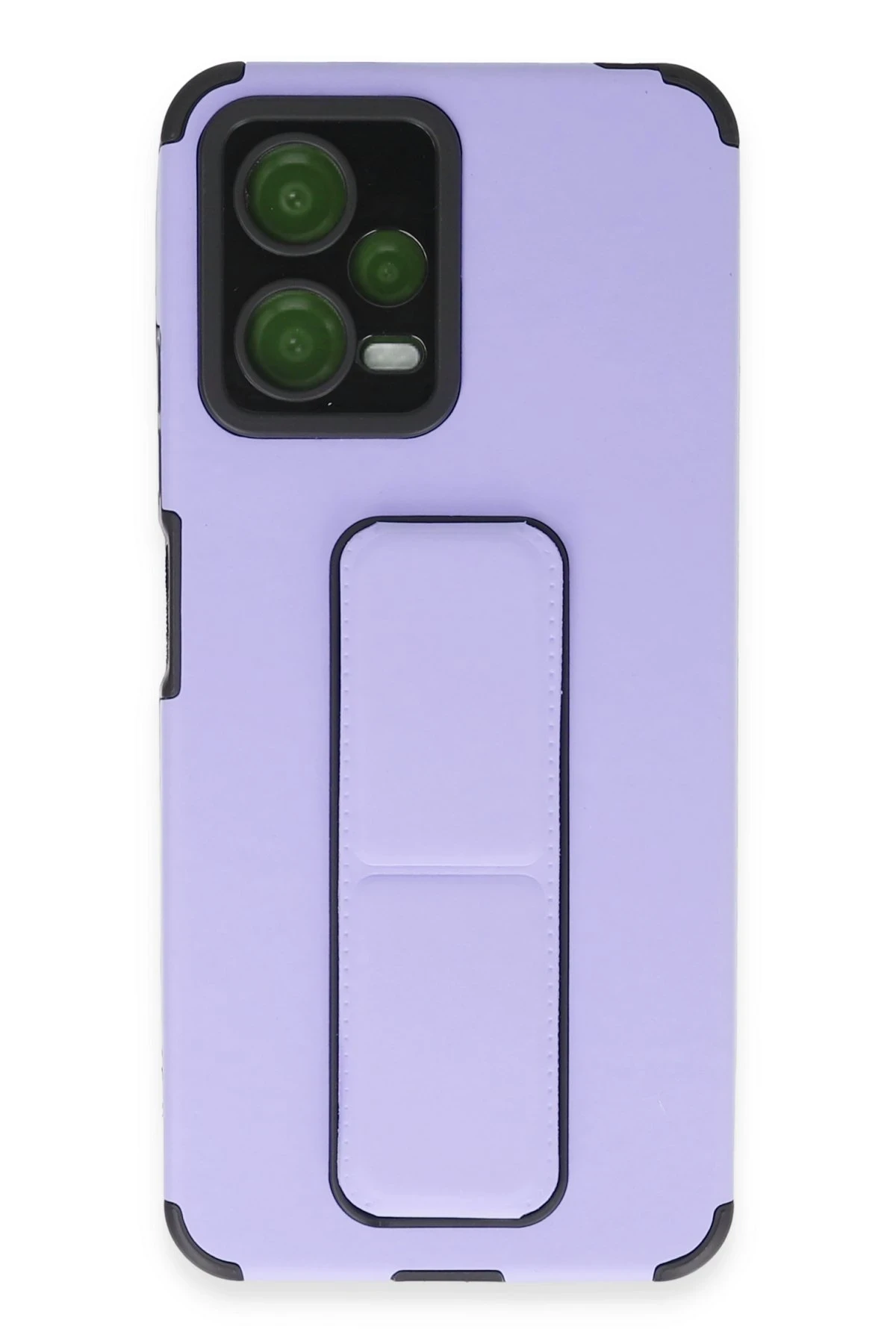 Newface Xiaomi Poco X5 5G Kılıf Mega Standlı Silikon - Lila