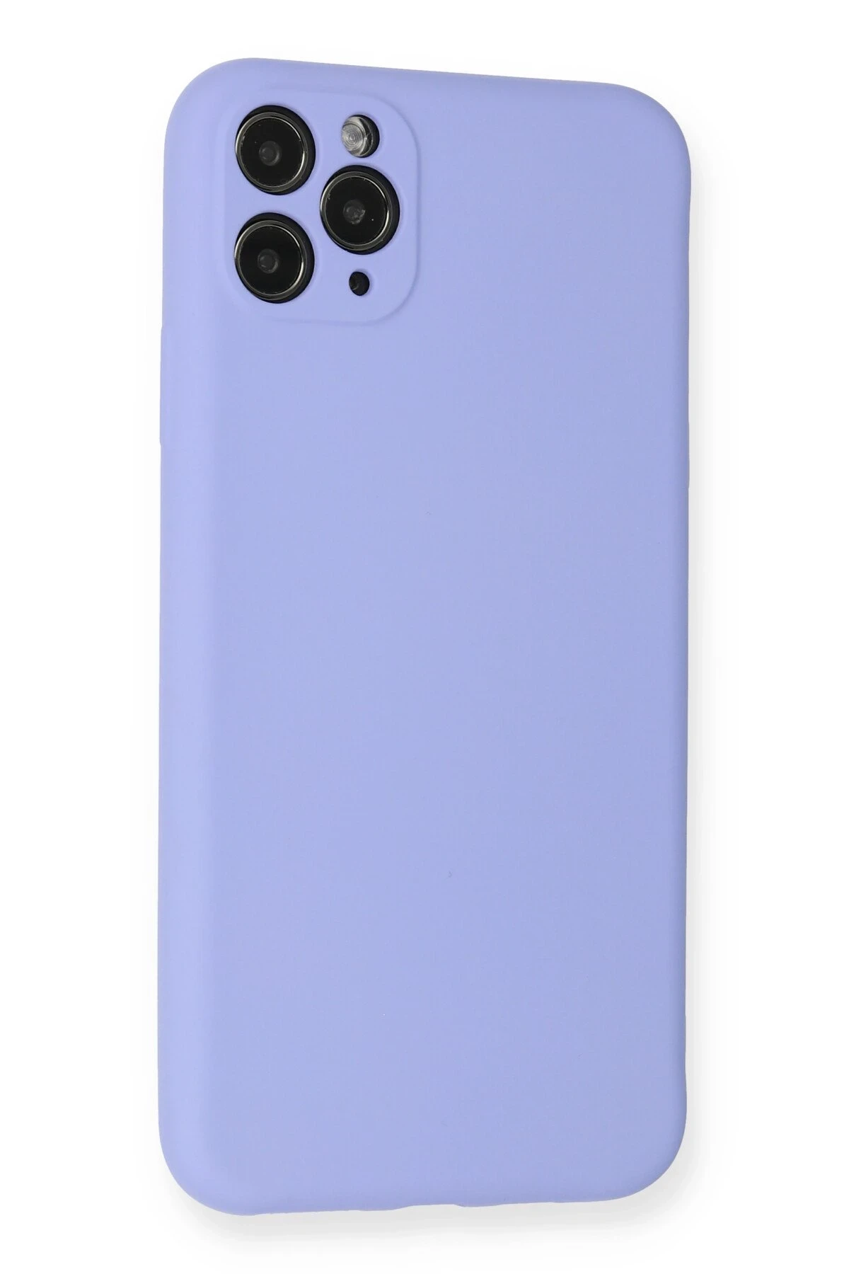Newface iPhone 11 Pro Max Kılıf Nano içi Kadife Silikon - Lila