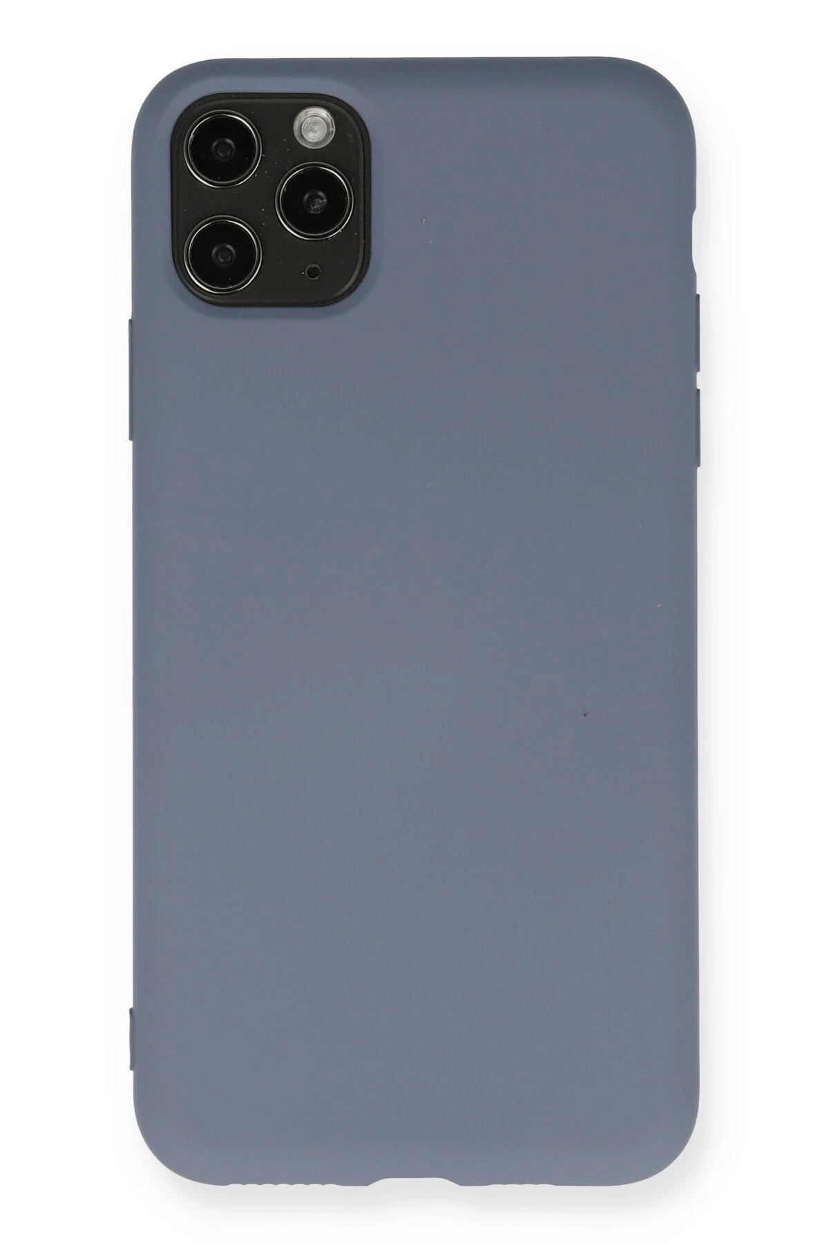 Newface iPhone 11 Pro Max Kılıf Nano içi Kadife Silikon - Gri