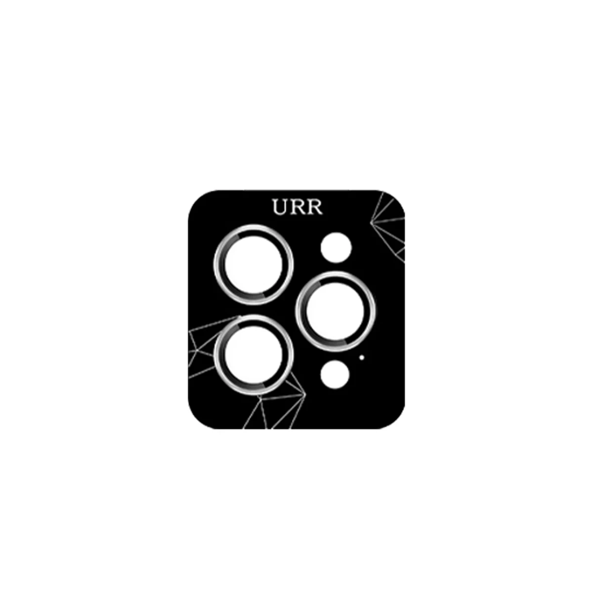 URR Apple iPhone 16 Pro Max Titanium Alloy AR Kamera Lens Koruyucu - Gümüş