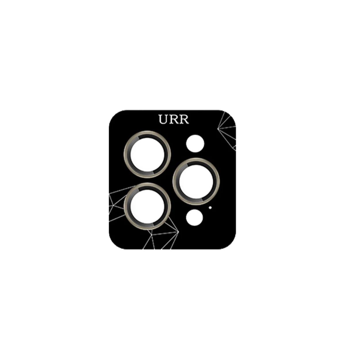 URR Apple iPhone 16 Pro Max Titanium Alloy AR Kamera Lens Koruyucu - Natural Grey