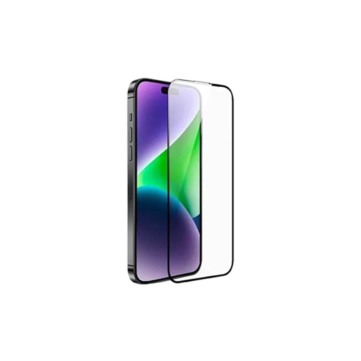 URR Apple iPhone 16 Pro Max 3D Resin Edge Cam Ekran Koruyucu - Siyah