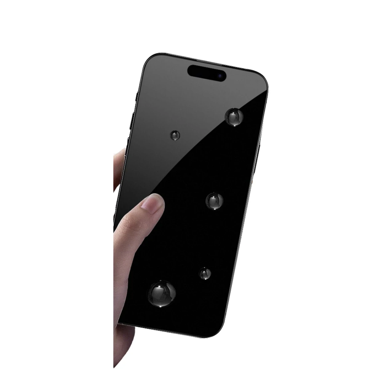 URR Apple iPhone 16 Pro Matte Antiglare Cam Ekran Koruyucu - Siyah