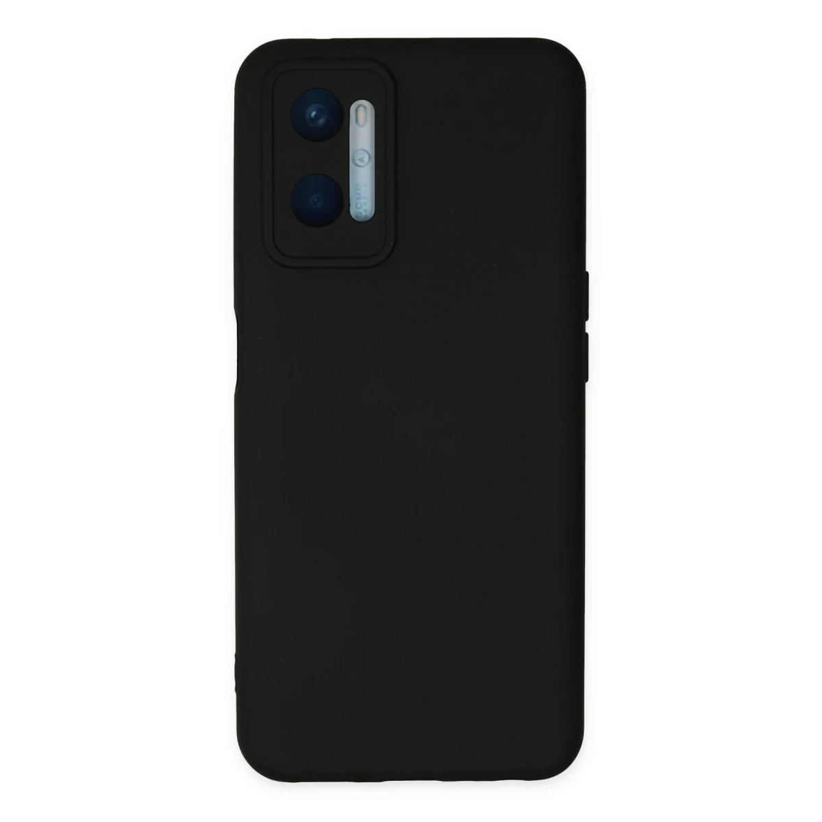 Newface Oppo A96 Kılıf Nano içi Kadife Silikon - Siyah