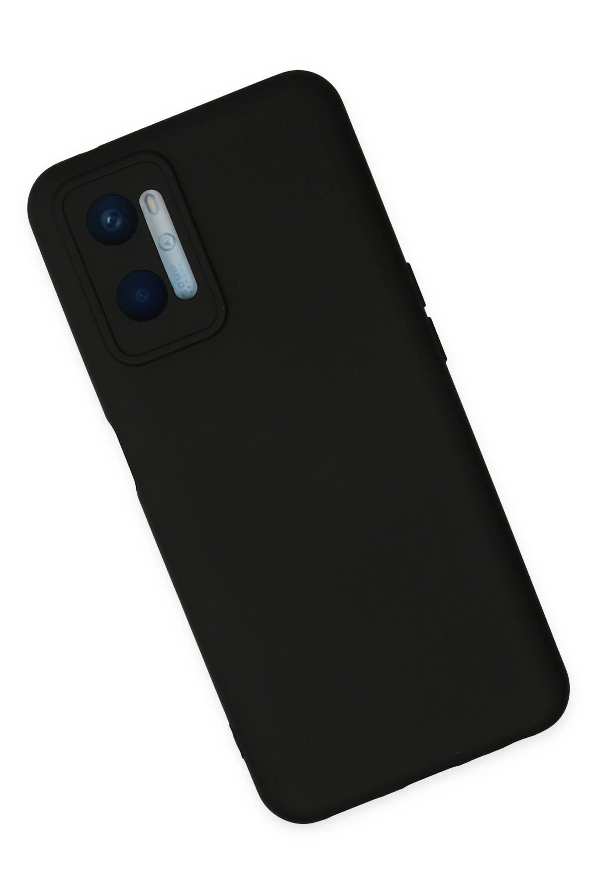 Newface Oppo A96 Kılıf Nano içi Kadife Silikon - Siyah
