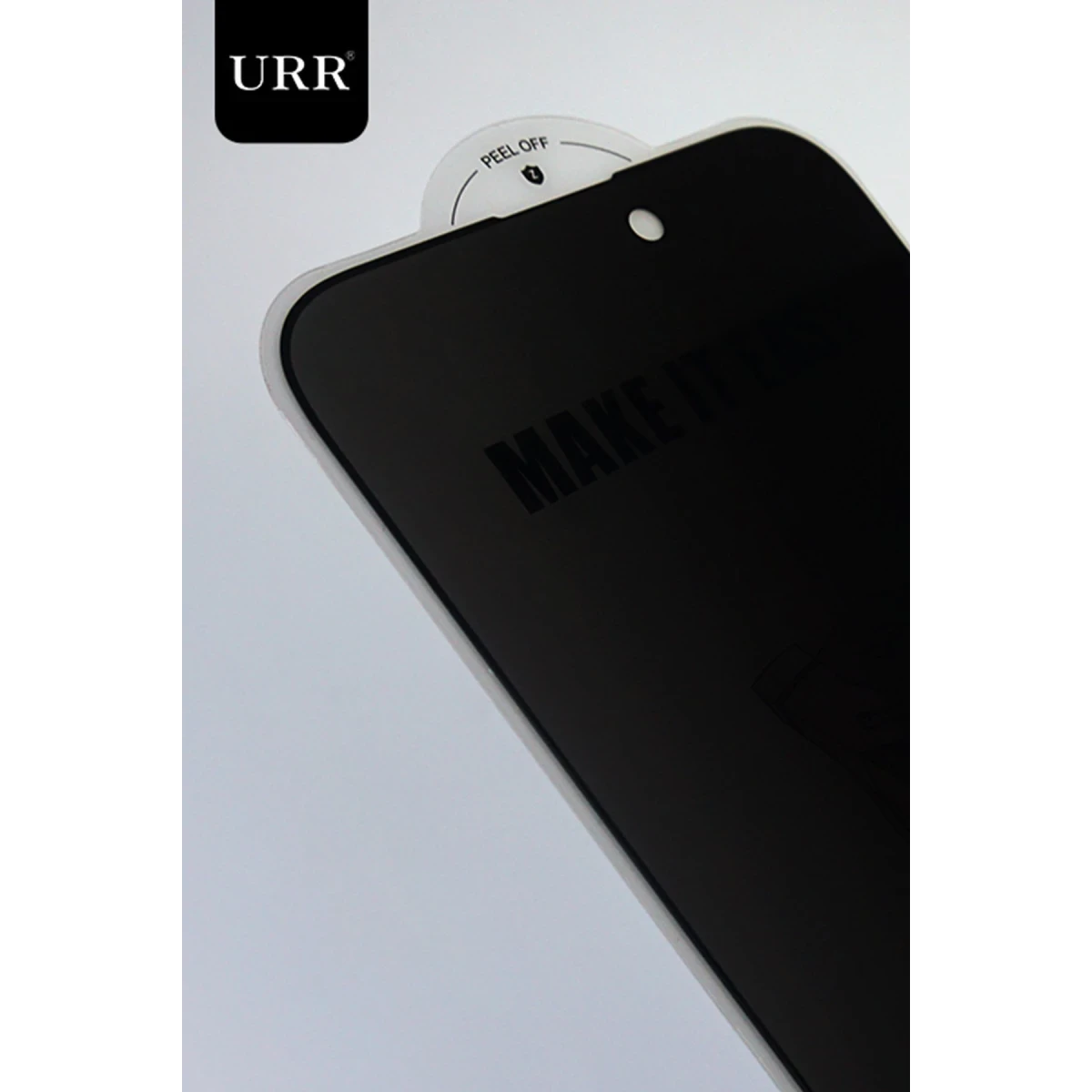 URR Apple iPhone 16 Pro Matte Privacy Cam Ekran Koruyucu - Siyah