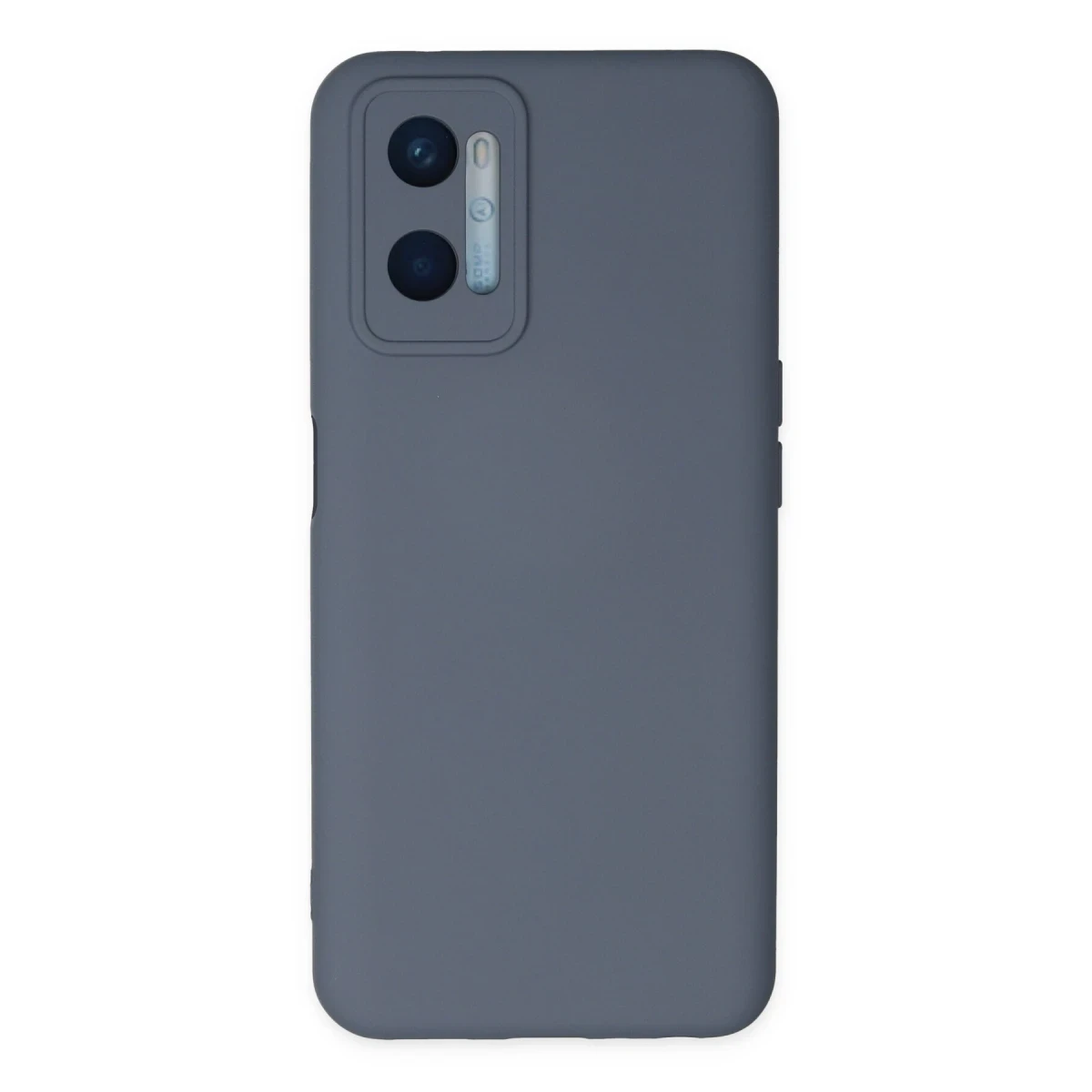 Newface Oppo A96 Kılıf Nano içi Kadife Silikon - Gri