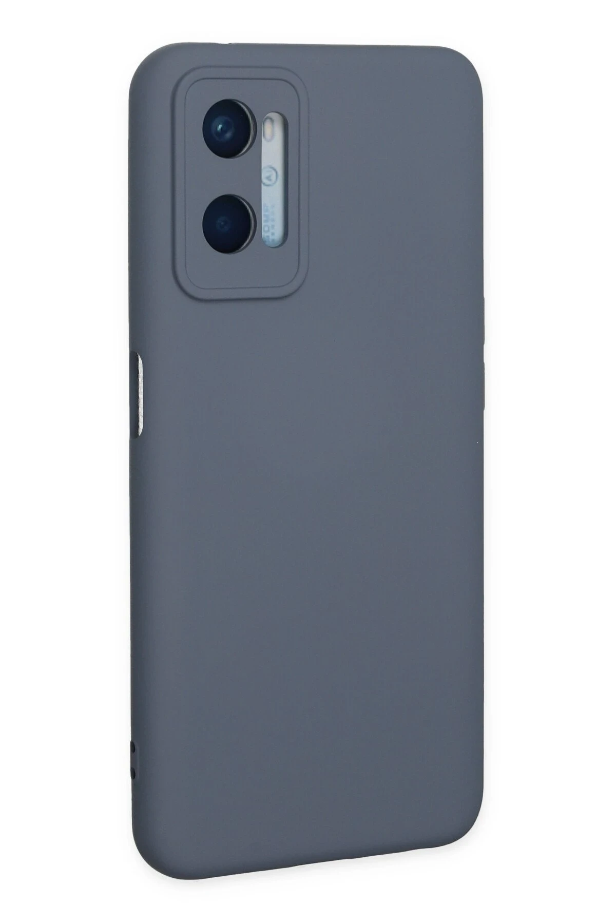 Newface Oppo A96 Kılıf Nano içi Kadife Silikon - Gri