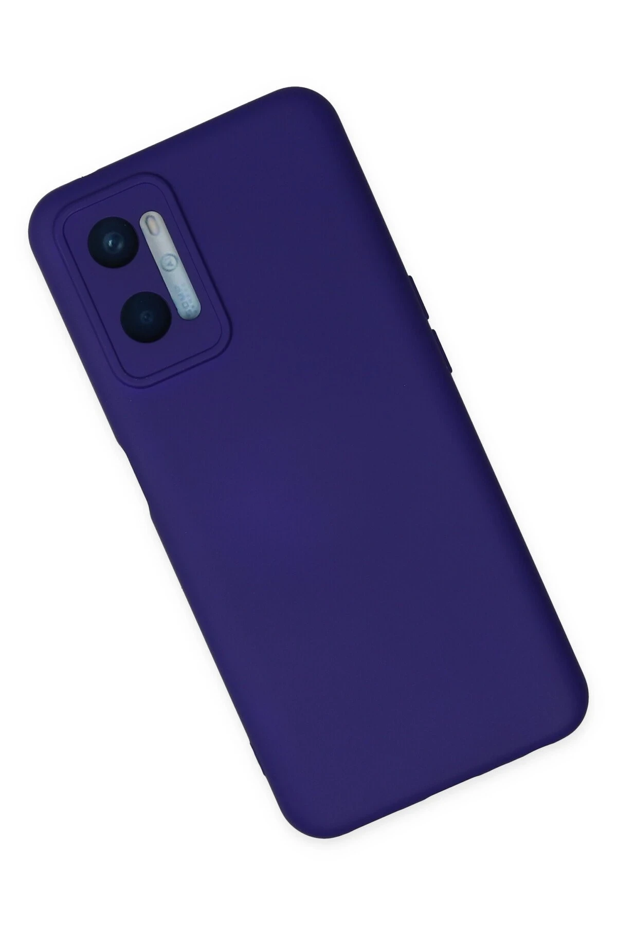 Newface Oppo A96 Kılıf Nano içi Kadife Silikon - Mor