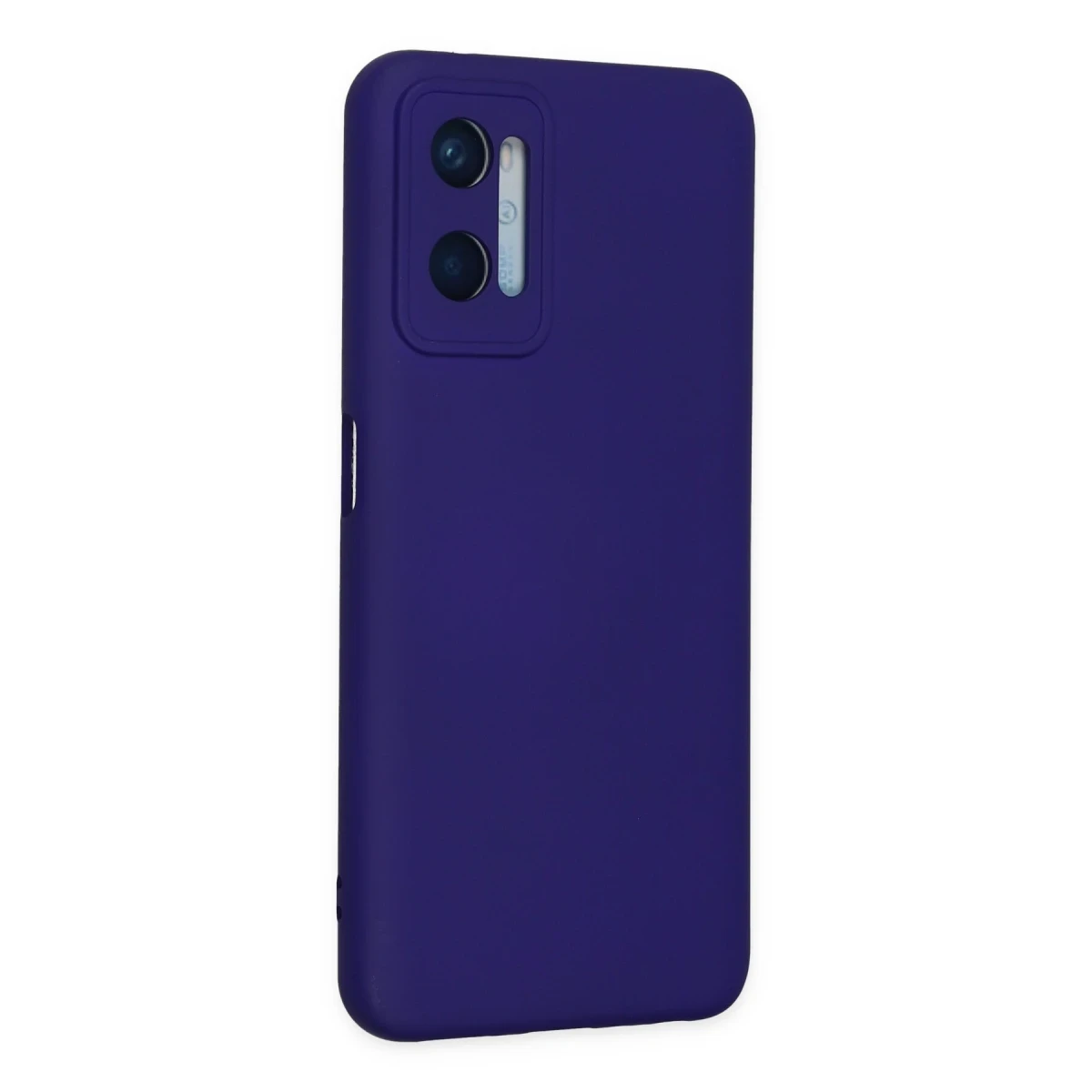 Newface Oppo A96 Kılıf Nano içi Kadife Silikon - Mor
