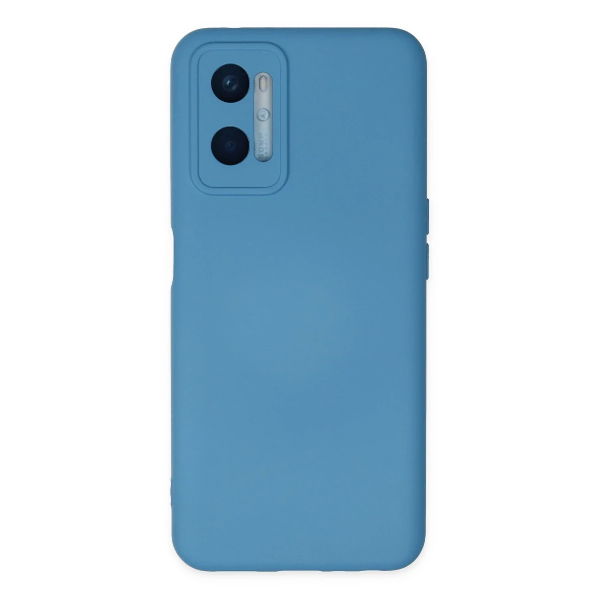 Newface Oppo A96 Kılıf Nano içi Kadife Silikon - Mavi