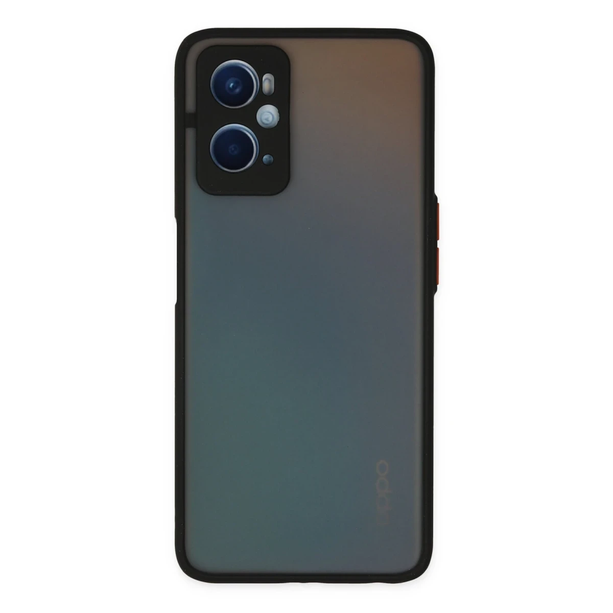 Newface Oppo A96 Kılıf Montreal Silikon Kapak - Siyah