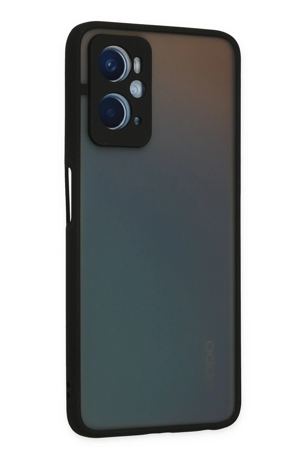 Newface Oppo A96 Kılıf Montreal Silikon Kapak - Siyah