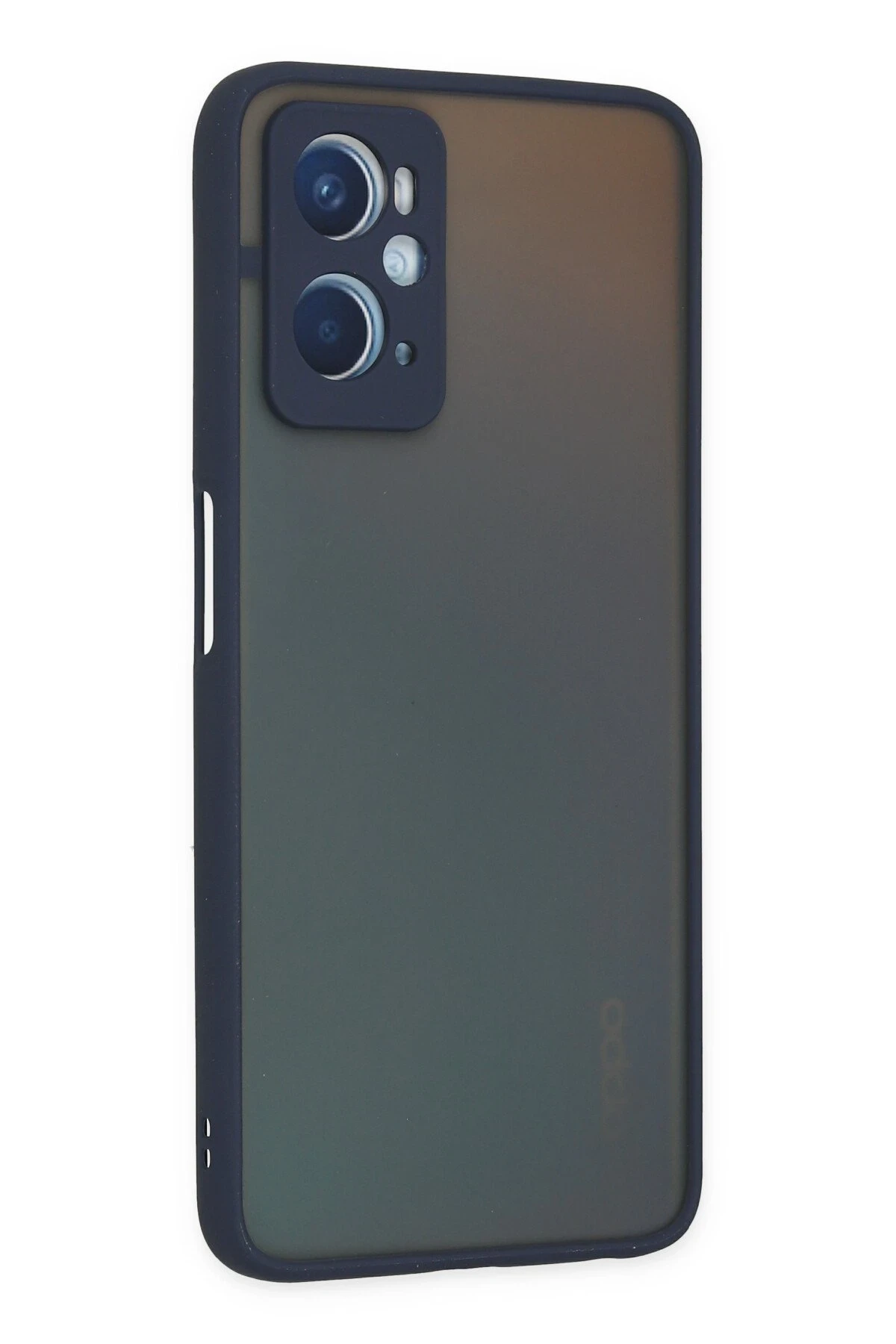 Newface Oppo A96 Kılıf Montreal Silikon Kapak - Lacivert