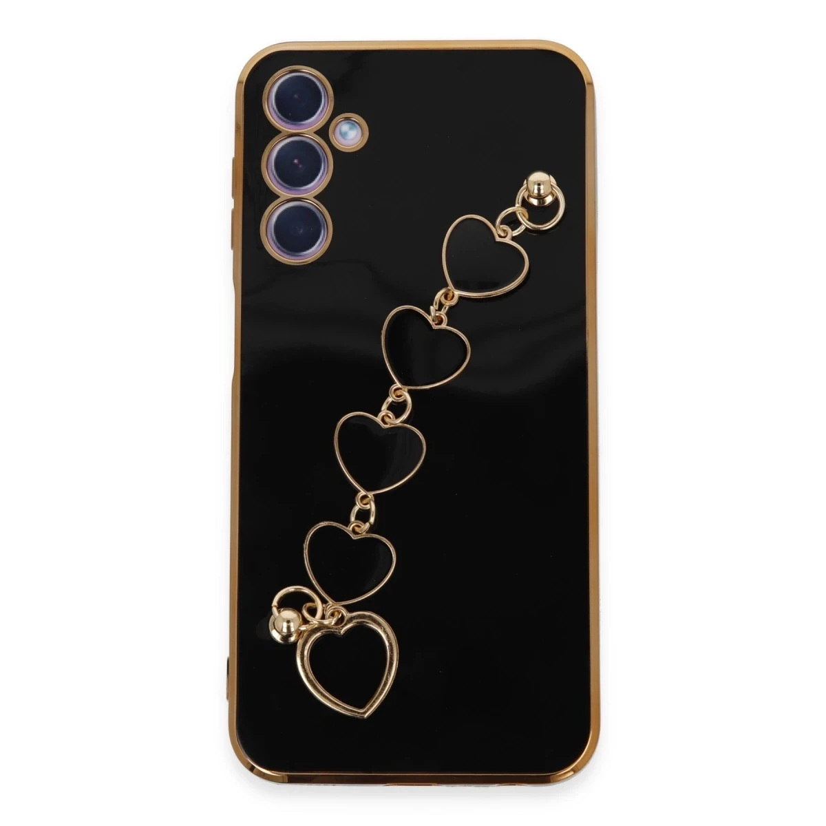 Newface Samsung Galaxy A24 4G Kılıf Esila Silikon - Siyah