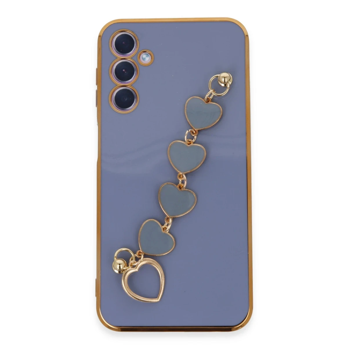 Newface Samsung Galaxy A24 4G Kılıf Esila Silikon - Gri