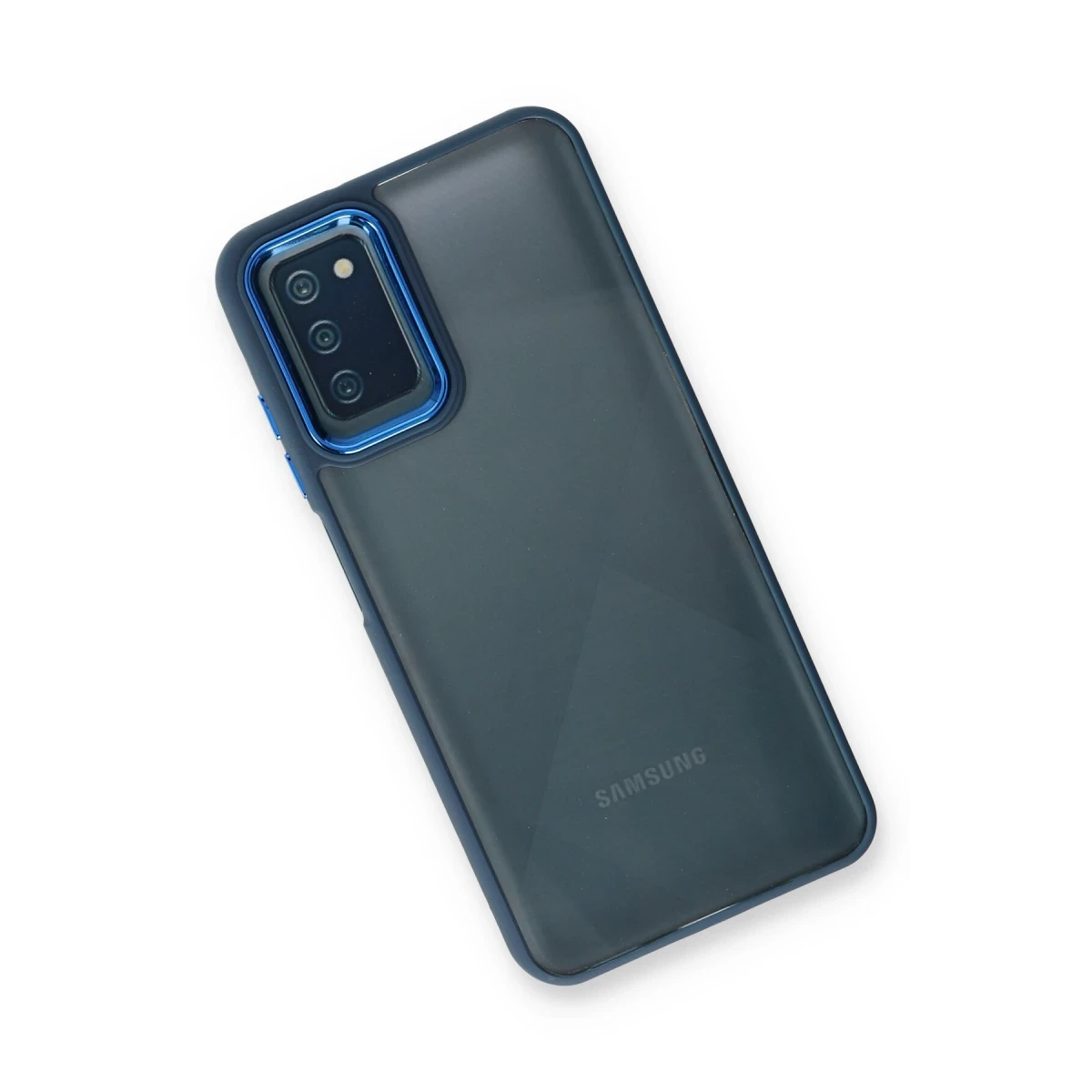 Newface Samsung Galaxy A03S Kılıf Dora Kapak - Mavi