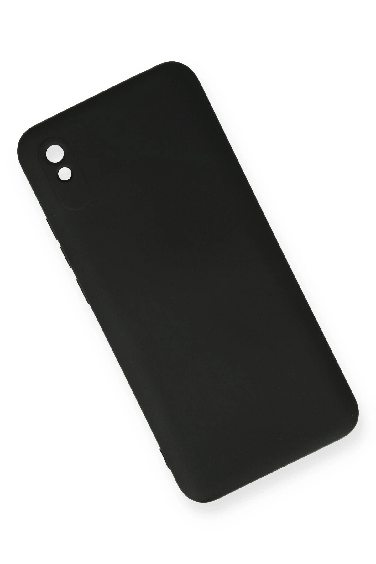 Newface Xiaomi Redmi 9A Kılıf Nano içi Kadife Silikon - Siyah