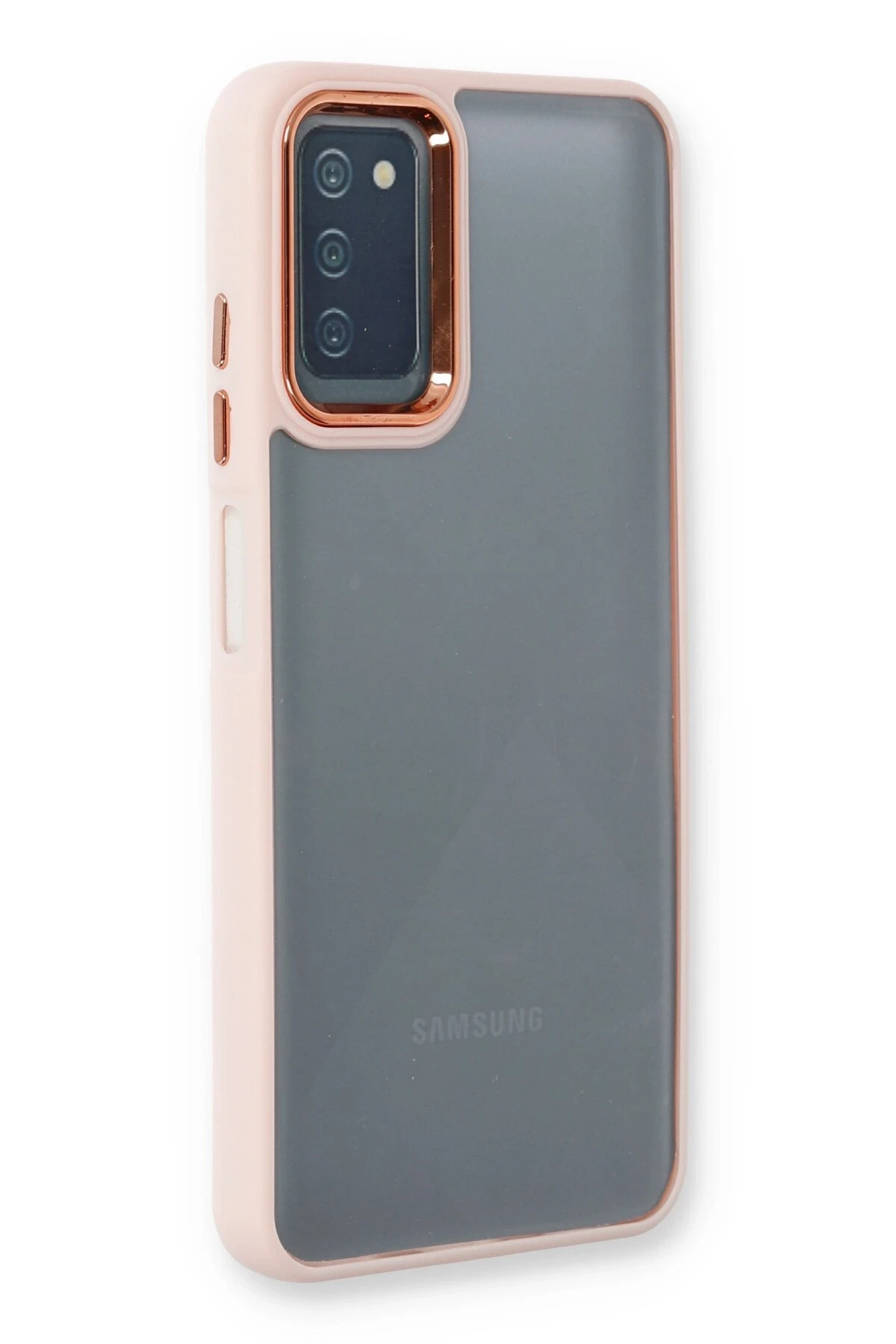 Newface Samsung Galaxy A03S Kılıf Dora Kapak - Pudra
