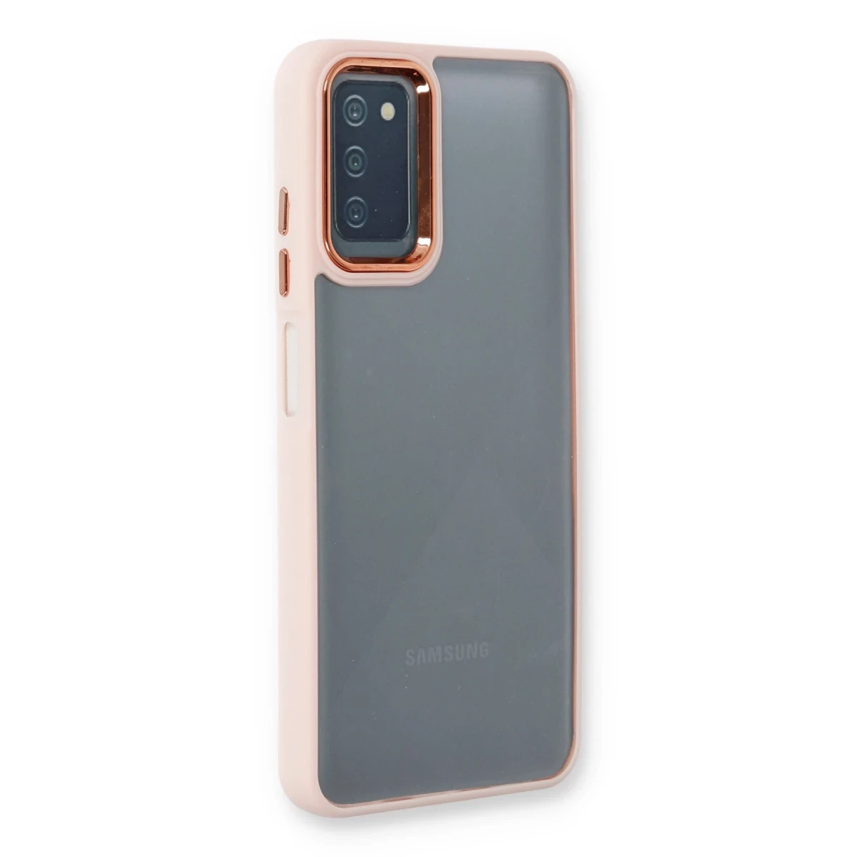 Newface Samsung Galaxy A03S Kılıf Dora Kapak - Pudra