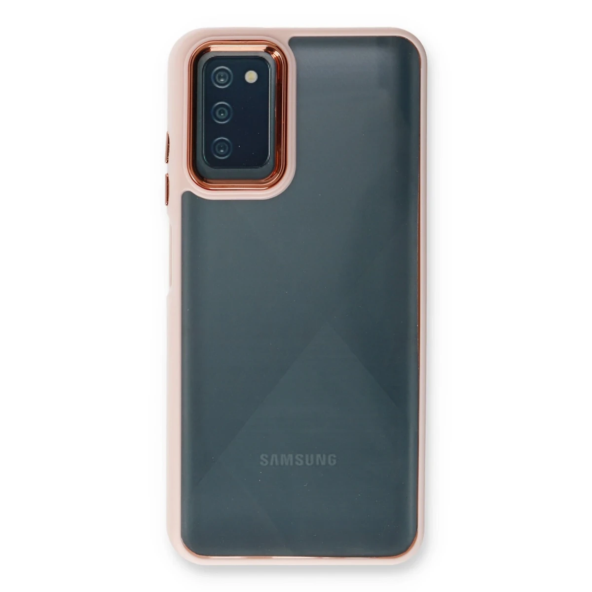 Samsung Galaxy A03S Kılıf Dora Kapak - Pudra