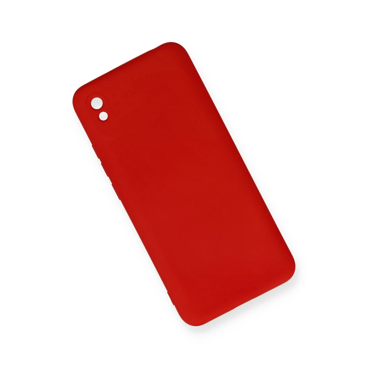 Xiaomi Redmi 9A Kılıf Nano içi Kadife Silikon - Kırmızı
