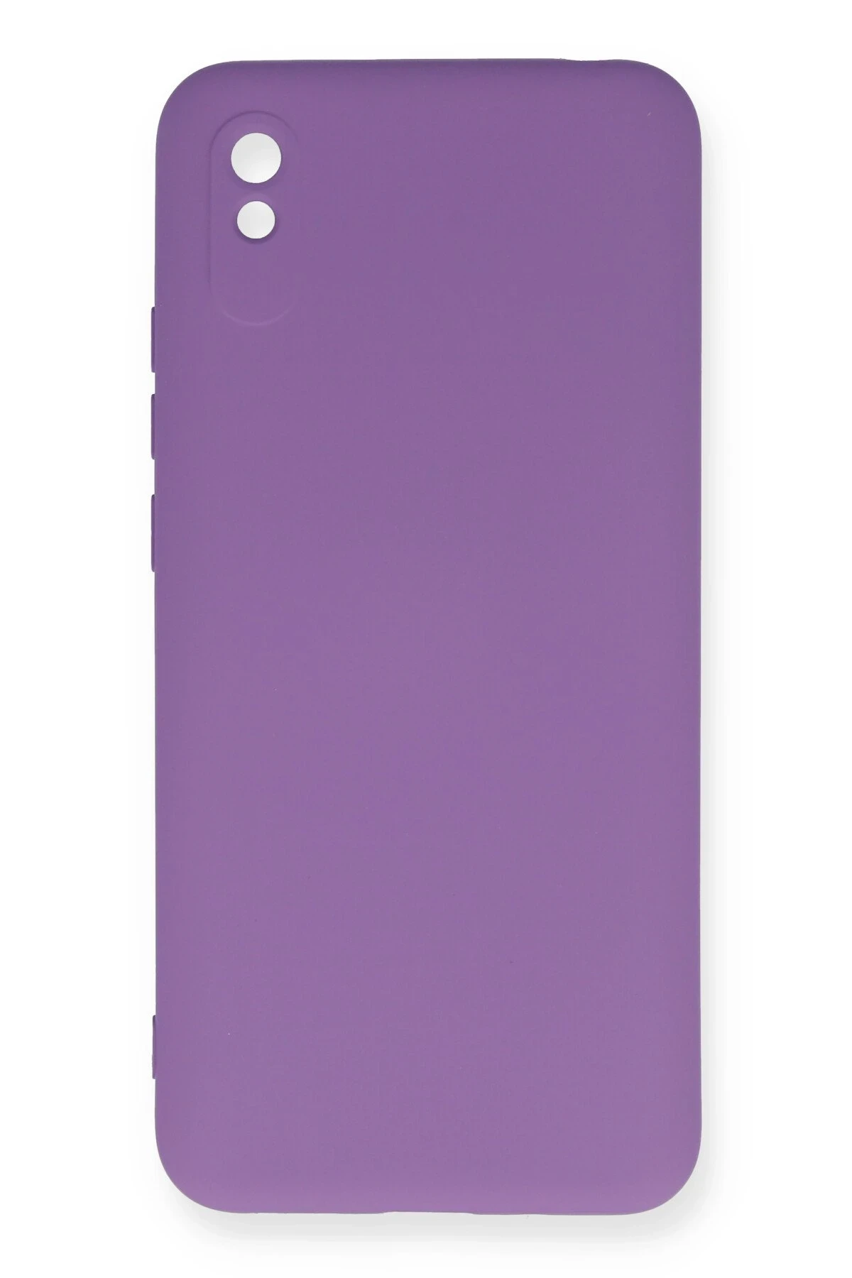 Newface Xiaomi Redmi 9A Kılıf Nano içi Kadife Silikon - Mor