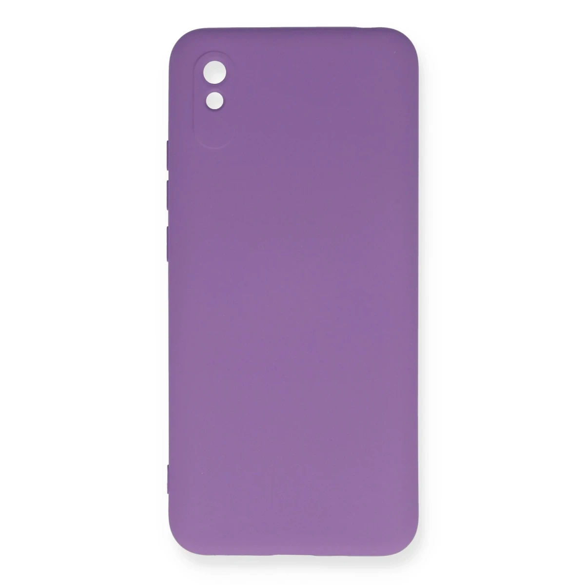Newface Xiaomi Redmi 9A Kılıf Nano içi Kadife Silikon - Mor
