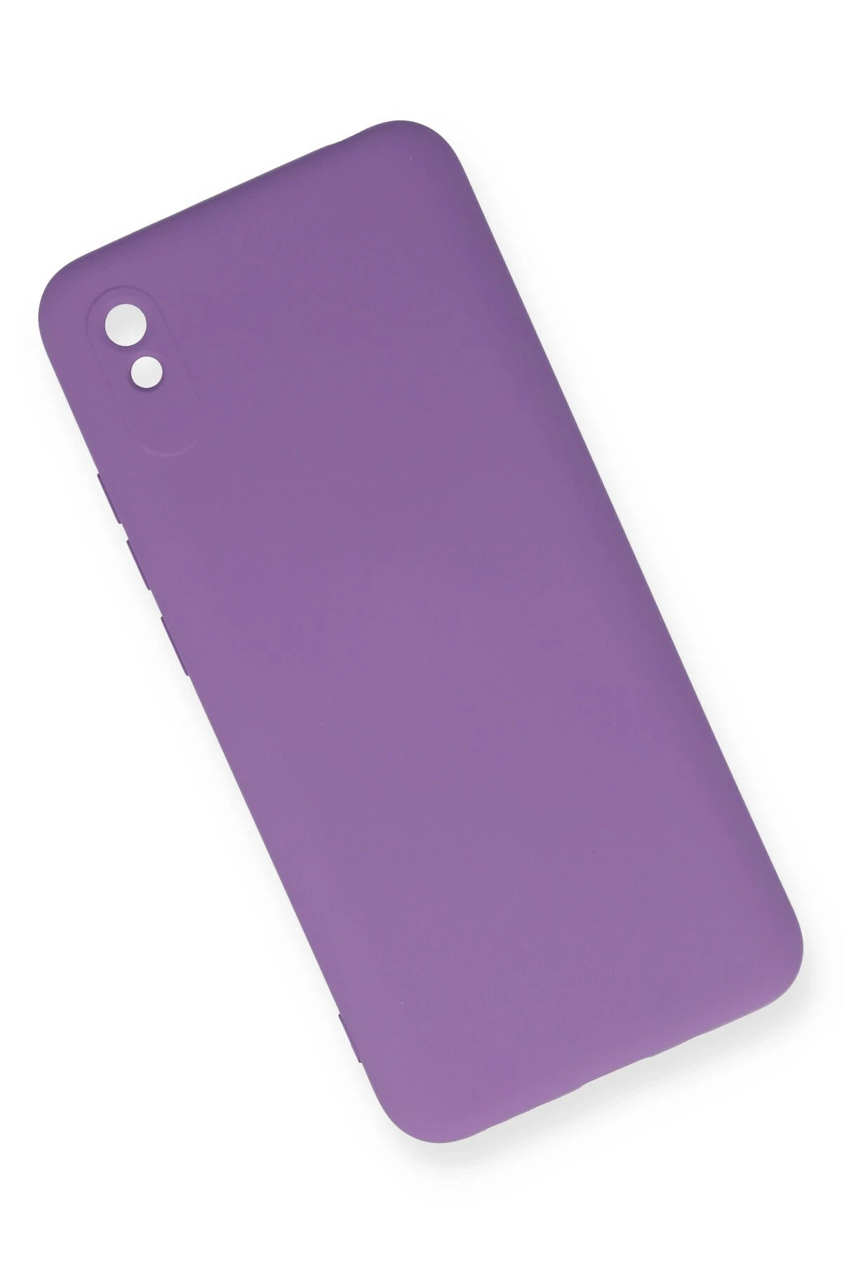 Newface Xiaomi Redmi 9A Kılıf Nano içi Kadife Silikon - Mor