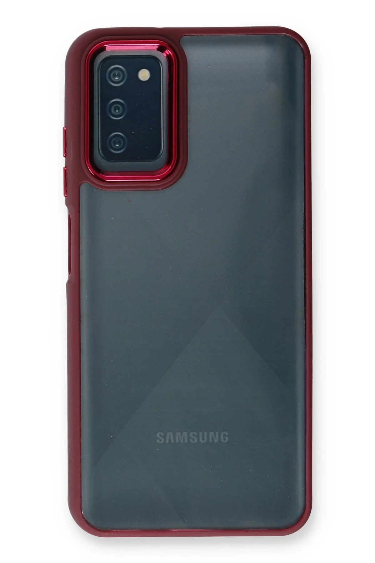 Newface Samsung Galaxy A03S Kılıf Dora Kapak - Kırmızı
