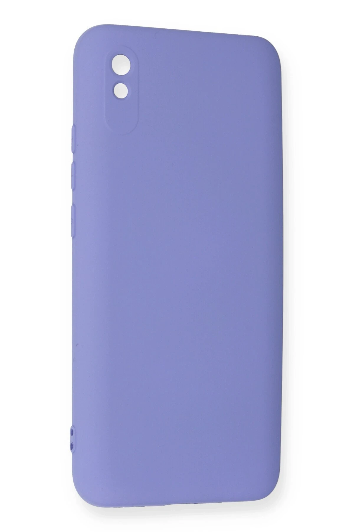 Newface Xiaomi Redmi 9A Kılıf Nano içi Kadife Silikon - Lila